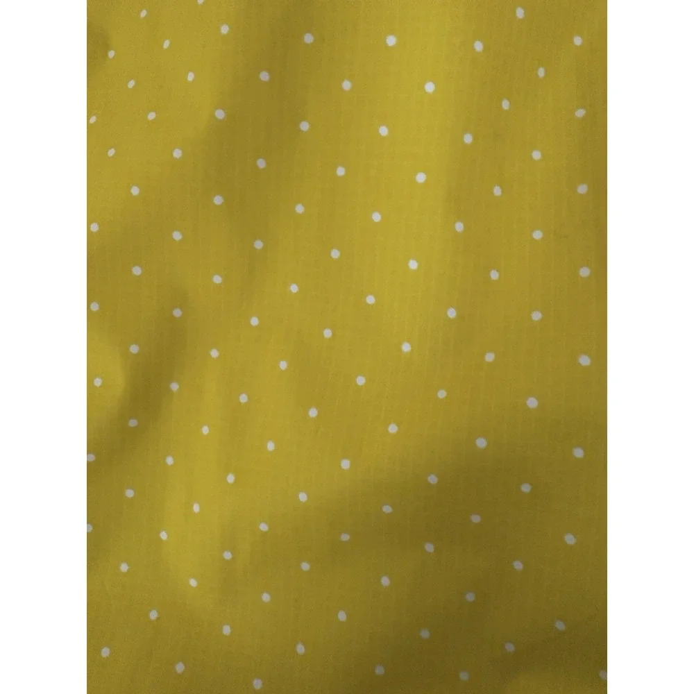 The North Face Rain Jacket Women's Yellow Polka Dot Hooded Zip Sz XL